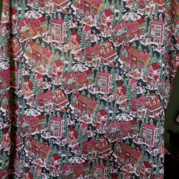 Vintage Holiday Entertaining Bardwil Linens Christmas Holiday Oblong Tablecloth - Picture 9 of 11